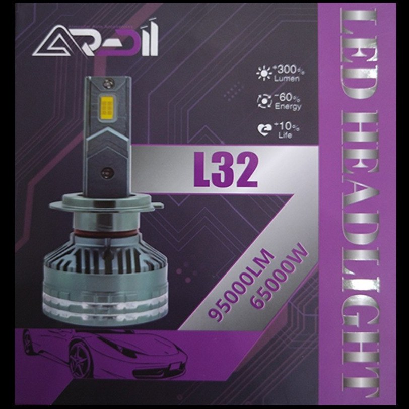 هدلایت arad مدل l32 دو رنگ پایه ۴ پایین ۴۳۰۰k بالا ۶۰۰۰k